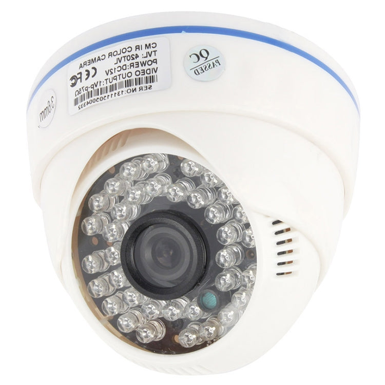 CMOS 420TVL 3.6mm Lens ABS Material Color Infrared Camera with 36 LED, IR Distance: 20m, CMOS CMOS 420TVL 3.6mm Lens ABS Material Color Infrared Camera with 36 LED, IR Distance: 20m, CMOS